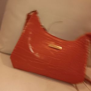 Faux Crocodile shoulder purse